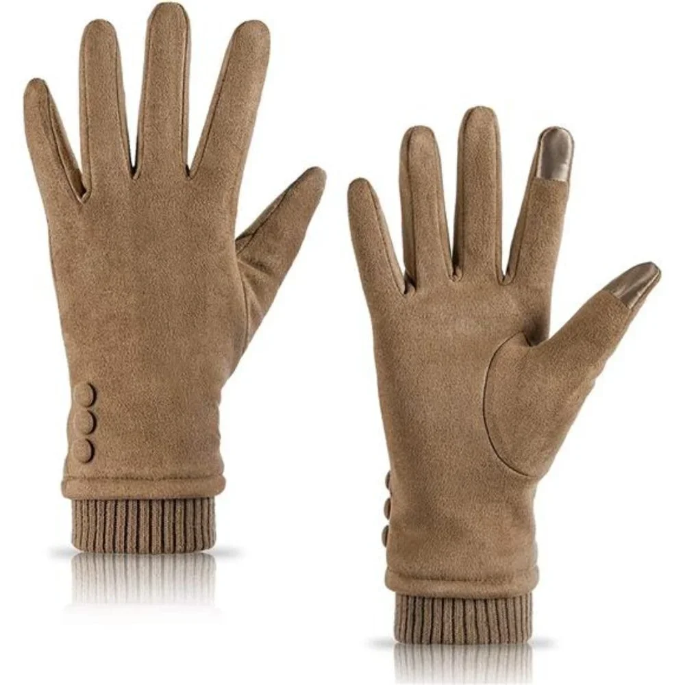 Women's Gloves Winter Touch Screen Fleece Lined Thick Warm Windproof Glo…